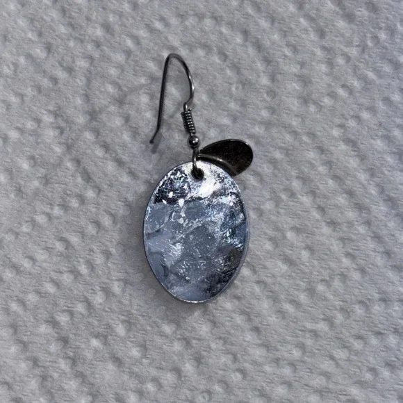 2 Pairs Drop Dangle Earrings Jewelry For Women Peach Colored & Blue/Green - Picture 3 of 7